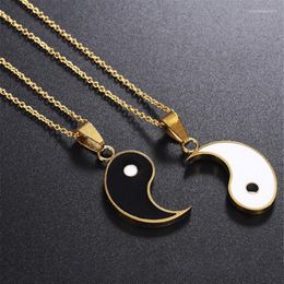 Hanger kettingen tai chi yin yang bagua ketting Halloween decoratie bruiloft feestvakantiegeschenken dames dagelijkse sieraden