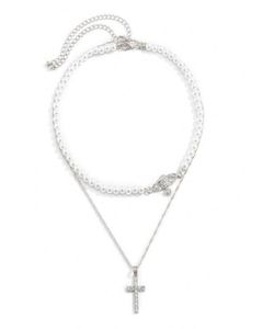 Colliers pendentif tempérament imitation perle diamant planète de rêve créatif micro-clouté-galaxie chaîne de clavicule simple perlé cou bijoux cadeau4945857