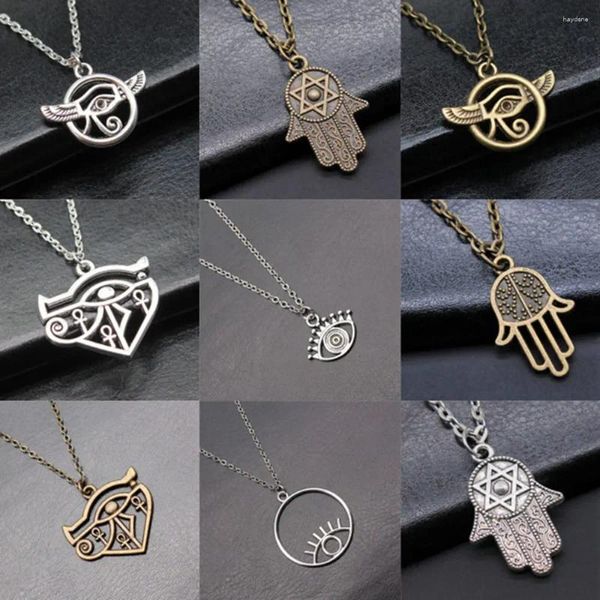 Collares colgantes el ojo de la collar de horus regalo del teléfono