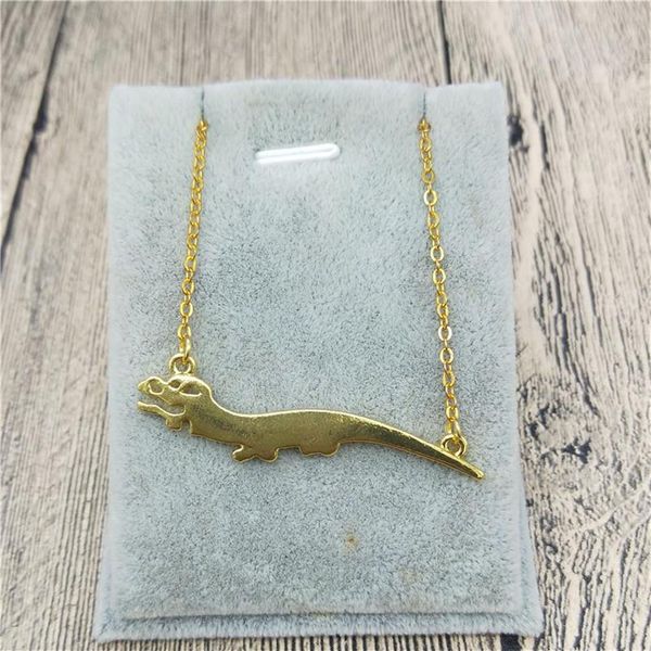 Pendentif Colliers L'histoire sans fin Collier Falcor Luck Dragon Fantasy Bijoux Film 80 Inspiré Cool Cadeau pour Her304G