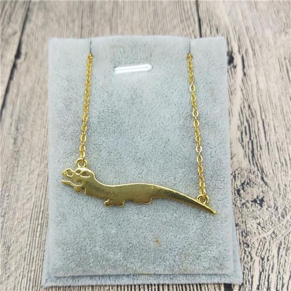 Pendentif Colliers L'histoire sans fin Collier Falcor Luck Dragon Fantasy Bijoux Film 80's Inspiré Cool Cadeau pour Her277a