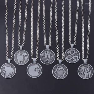 Pendentif Colliers Les Sept Péchés Capitaux Collier Nanatsu No Taizai Meliodas Diane Escanor Merlin Ban Roi Gowther Tatouages Bijoux