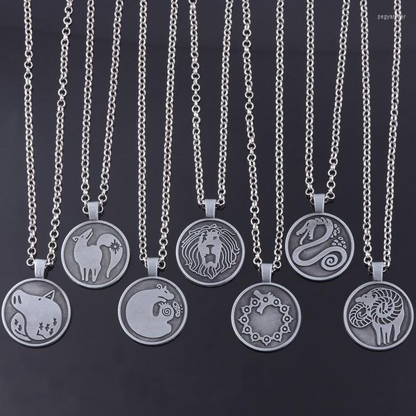 Collares pendientes Los siete pecados capitales Collar Nanatsu No Taizai Meliodas Diane Escanor Merlin Ban King Gowther Tatuajes Joyería