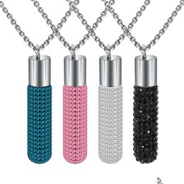 Colliers pendants Collier de rouge à lèvres en acier en acier Titanium avec des cadeaux de bijoux personnalisés en acier inoxydable pour hommes et DH2LT DH2LT