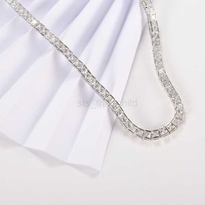 Hanger kettingen tkj dame's accessoires 925 sterling zilveren ketting aaa vierkant zirconia ketting mode klassieke bruiloft kettingen