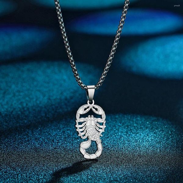 Pendentif Colliers Todorova Gothique Scorpion En Acier Inoxydable Animal Insecte Forme Collier Pour Hommes Femmes Punk Ras Du Cou Bijoux Charme Cadeau