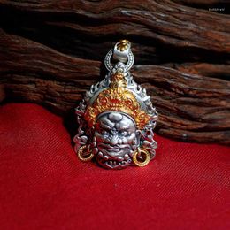 Hanger Kettingen TR2023 Geel God Of Wealth Feels Perfect Sieraden; Tibetaanse Biografie Vergulde Handgemaakte Boeddha