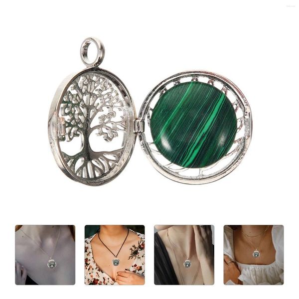 Colliers pendants arbre de vie bracelet charms bijoux pour fabriquer des fournitures d'artisanat en pierre