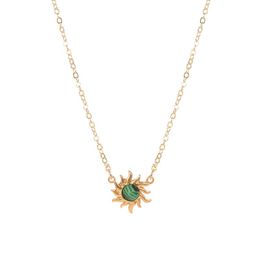 Hanger kettingen trendy gouden kleur daisy zonnebloem opaal choker ketting ketting voor vrouwen meisje bruiloft feest mode sieraden cadeau