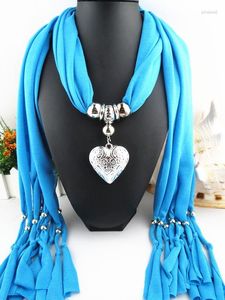 Collares colgantes Tribal Floral Bead resina sólida cristal Rhinestone colgantes bufanda Wrap fiesta nupcial gargantilla collar mujeres F084