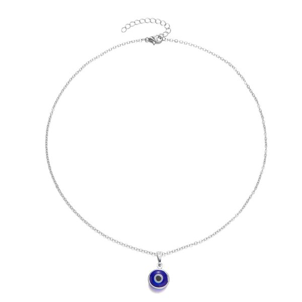 Pendentif Colliers Turc Bleu Mauvais Oeil Pendentifs Colliers Pour Femmes Alliage En Cuir Chaîne Collier Filles Bijoux Bonne Chance Goutte Livrer Dhect