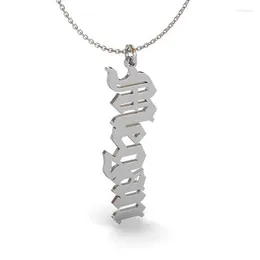 Pendentif Colliers Ufine nom personnalisé ou mots cadeau pour fille mode personnalisé vieux collier anglais Cooper haute qualité N2176