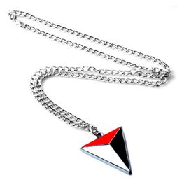 Pendentif Colliers Uncharted 4 Littoral Triangle Positionnement Signe Collier Pour Hommes Femmes Émail Chaîne En Métal Fans Parti Bijoux