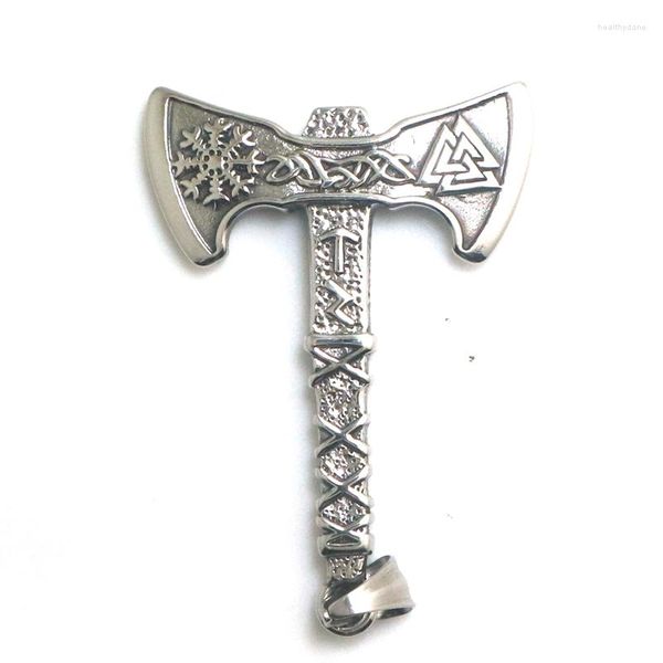 Pendentif Colliers Unisexe Acier Inoxydable 316L Cool Viking Axe Mmulet Est