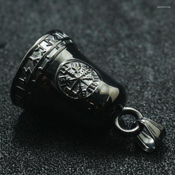 Pendentif Colliers Unisexe Acier Inoxydable 316L Gothique Viking Black Bell