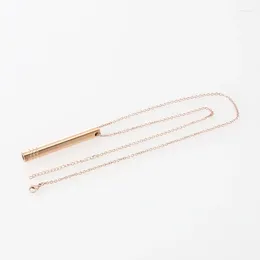 Hanger Kettingen Unisex Mindful Ketting Voor Ademhalingsoefeningen Verstelbare Lengte Dassen Cadeau