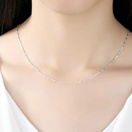 Hangende kettingen utimtree 18inch echte vrouwen ketting sieraden vintage ingots ketting voor vrouw man 1/1.2/1,5 mmpendant