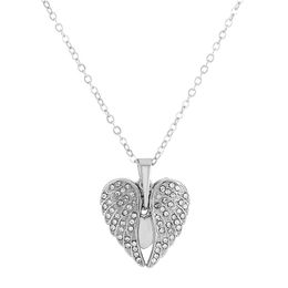 Pendentif Colliers Vecalon Maman Pendentifs en forme de coeur avec collier pour femmes cadeau de fête des mères bijoux en gros 5 couleurs Sier / Noir / Rose Dhqlw