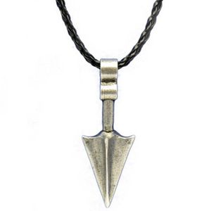 Hanger kettingen viking sieraden odin retro noorse krijger pijl pijl antieke zilveren kleur diy ketting speciale ontwerpcadeaus