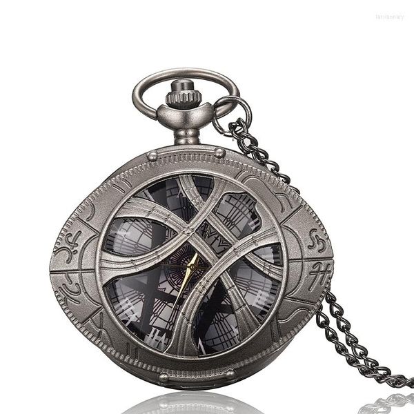 Pendentif Colliers Vintage Angel Magic Eye Big Montre De Poche Collier Hommes Femmes Temps Créatif Gem Cadeau Bijoux Accessoires En Gros