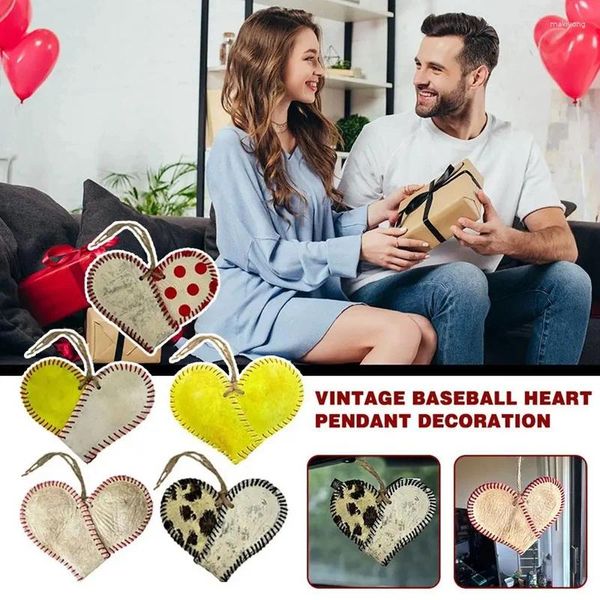 Colliers pendants Baseball Heart Baseball Tree suspendue DIY BIENDIE MAIN MAIN