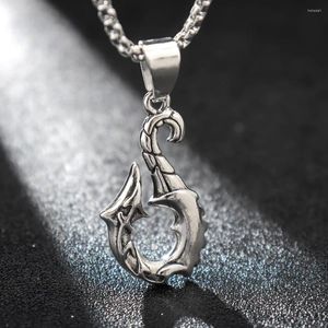 Colliers pendants vintage Boat Anchor Fish Crochet Charme Collier pour hommes Fashion Hip Hop Punk Accessoires Jewelry Party Gift Wholesale