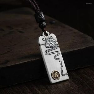 Pendentif Colliers Vintage Bouddha Collier Pour Hommes Et Femmes Bijoux Religieux Amulette Cadeau Manjusri Bodhisattva Guanyin Zodiac