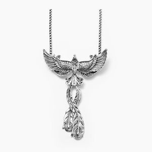 Pendentif Colliers Vintage Style Ethnique Grand Phoenix Pour Exagération Hip Hop Chaîne Femmes Hommes Mode Rétro BijouxPendentif