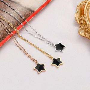 Hanger kettingen Vintage Grace Star Bloem ketting voor vrouwen eenvoudige goud zilveren kleur charme vrouwelijke choker sieradenliefhebbers geschenken