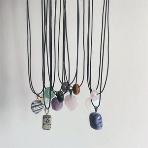 Hanger kettingen vintage hartsteen ketting eenvoudig stijlvol voor vrouwen mannen sieraden cadeau