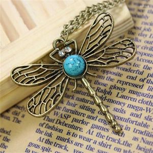 Hanger Kettingen Vintage Insect Dragonfly Ketting Voor Vrouwen Meisje Casual Hiphop Accessoires Sieraden Geschenken Groothandel