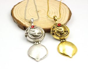 Colliers de pendentif Chaînes de bijoux vintage The Vampire Diaries Elena Vervain Collier Pendants Elena Nina Nina Gold Silver plaqué 8983255