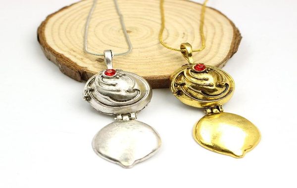 Colliers de pendentif chaînes de bijoux vintage Les journaux de vampire Elena Vervain Collier Pendants Elena Nina Gold Silver plaqué 1660232