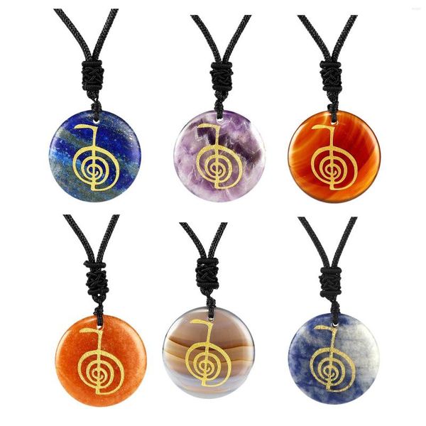 Pendentif Colliers Collier Vintage Reiki Cho KU Rei Exécution Exquise Ornement Bijoux Cadeaux Unique Talisman Pour Un Usage Quotidien