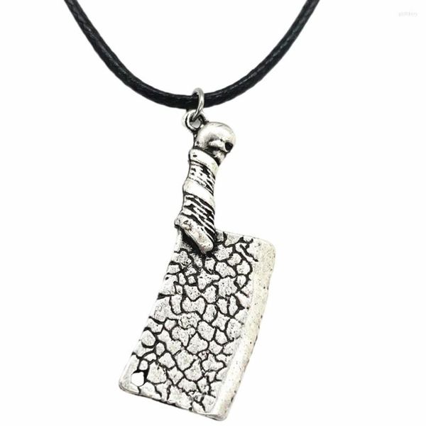 Pendentif Colliers Vintage Punk Crackle Cuisine Couteau Collier Mignon Accessoires Bijoux