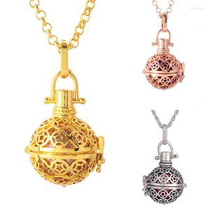 Pendentif Colliers Vintage Type Bijoux Antique Argent Étoile Et Lune Collier Harmony Bolas Ball Bola Mexicain Pour Maman