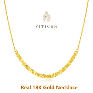 Hanger Kettingen VITICEN Echt 18k Goud Phoenix Vrouwen Au750 Sieraden Cadeau Voor Vrouw En Vriendin In Mode Klassiek Sleutelbeen 230329