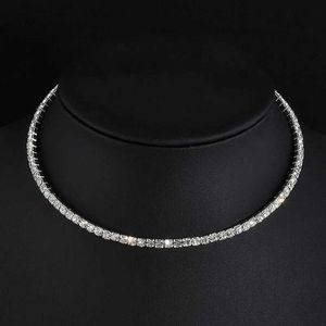 Colliers pendants Collier de diamant d'eau Jewelry Girl imite le collier de perles 5 styles J240513