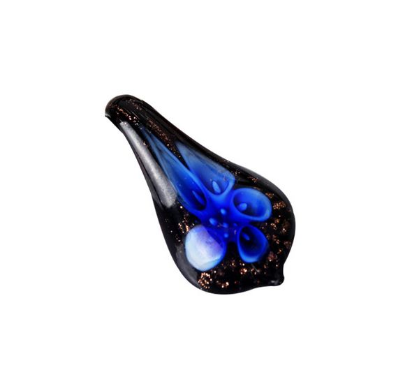 Pendentif Colliers Forme de goutte d'eau Fleur intérieure Lampwork Pendentifs en verre Goutte Murano Collier de couleur mixte pour fille Bijoux pour femmes