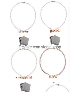 Colliers pendentifs Collier de perles occidentales Fl de diamant Terre Planète Bijoux Drop Livraison Pendentifs Dhie42807317