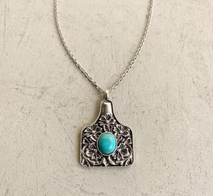 Colliers pendants bijoux occidentaux Turquoise en pierre Vin Vine Gift Ouest pour Cowgirl7917610