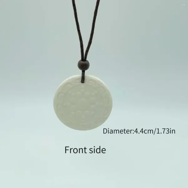 Colliers pendants Collier pur en céramique blanc