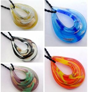 Hanger Kettingen Groothandel 4 stuks Handgemaakte Murano Lampwork Glas Liefde Vorm LL26