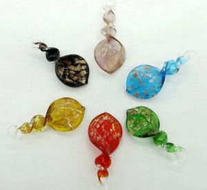 Pendentif Colliers En Gros 6pcs À La Main Murano Lampwork Verre Mode Vis Liuli Fit Collier Bijoux Cadeaux LL94