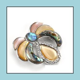 Anhänger Halsketten Großhandel Natürliche Abalone Shell Spleißen Modell Kokosnussbaum Halskette Rosa Weiß Schalentiere Gemischte Farbe Schmuck Fema OT9PE