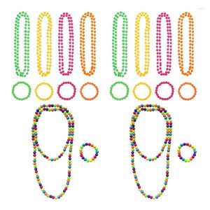 Hanger kettingen vrouwen Boheemse kleurrijke kralen ketting armband set persoonlijkheid braclet trend keten sieraden meisjes cadeau