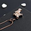 Colliers pendants Femmes Cr￩mation Bijoux Butterfly Cross Urn Collier pour cendres M￩morial en acier inoxydable Keepsake