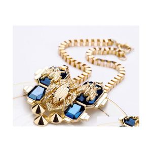 Pendentif Colliers Femmes Mode Bijoux Insecte Ribet Punk Élégant Collier Court Drop Delivery Pendentifs Dh3S2