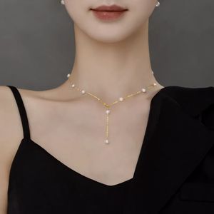 Hanger Kettingen XF800 Echte 18K Gouden Sieraden Natuurlijke Parelketting Pure Au750 O-ketting De Ster Ketting Feestcadeau Voor Vrouwen X611 231010