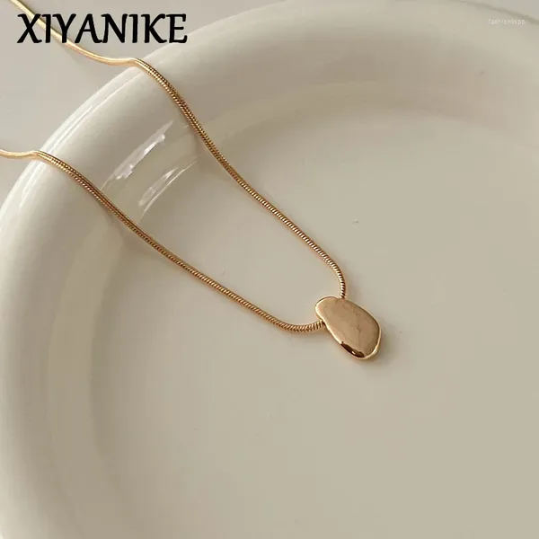 Collares colgantes collar de agua de verano xiyanike para mujeres joyas de moda casual dama de regalo de regalo